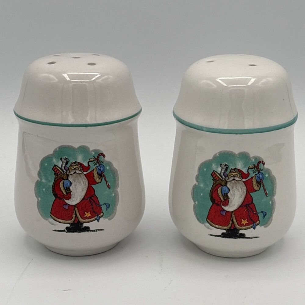 Salt & Pepper Shakers Vintage Santa Claus Christmas St Nick